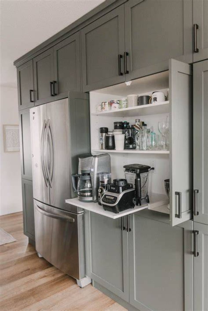 appliance garage cabinet