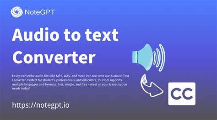 audio to text converter
