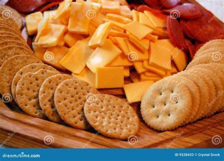crackers and cheese