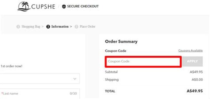 cupshe discount code