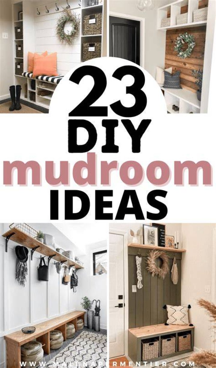 diy mudroom