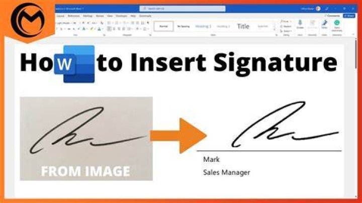 how to sign a word document