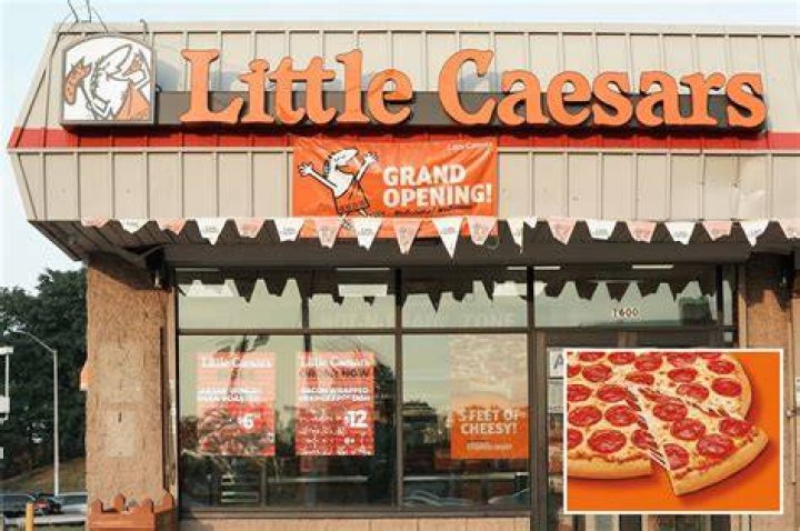Little Caesars's pizza logo is very different