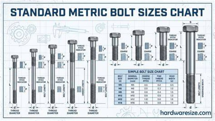 metric bolt sizes