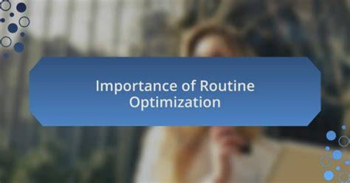 Optimization Routines
