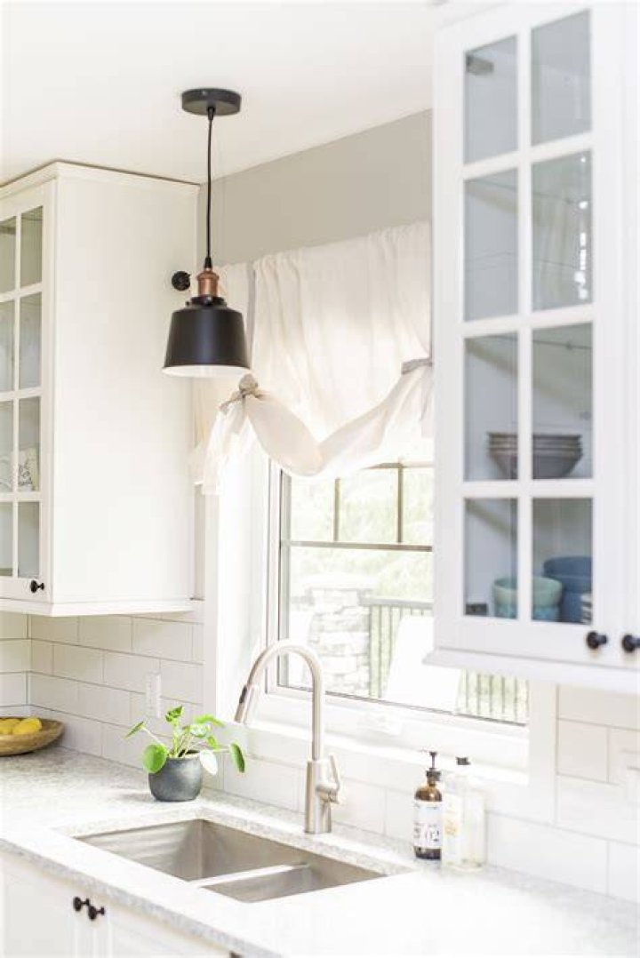 pendant light over sink