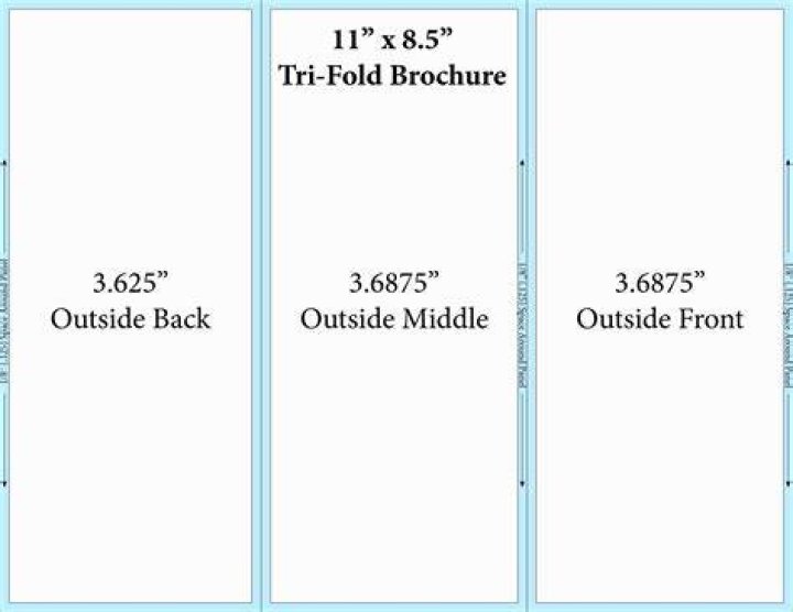 tri fold template