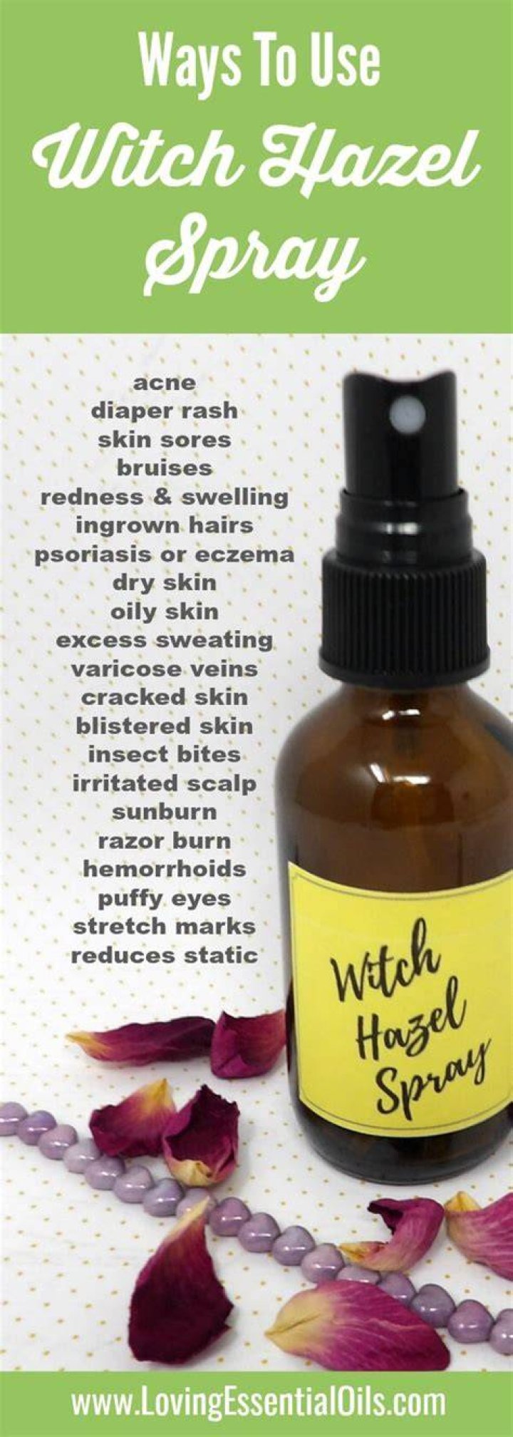 witch hazel spray
