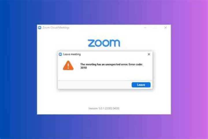 zoom problems